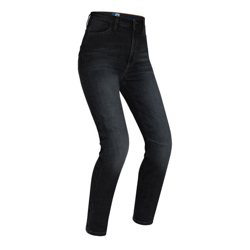 PMJ Motorradjeans SARA für Damen CE A High-Waist Bund Slim-Fit