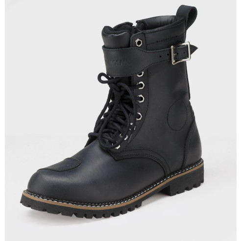Kochmann Motorradstiefel RIDER Leder-Schnürstiefel wasserdicht mit Hipora und CE
