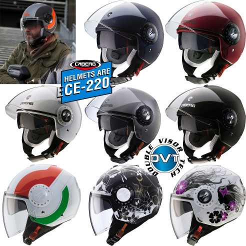 Caberg Jethelm RIVIERA V3 mit Visier Sonnenblende und ECE 22.05
