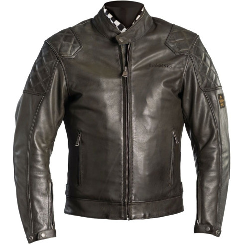 Helstons Lederjacke SCOTY Motorradjacke wasserdicht CE mit Thermoweste