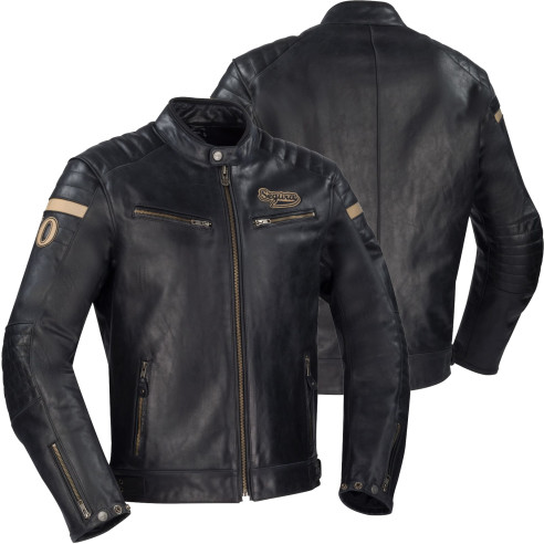 Segura Motorradjacke MORTYMER Leder mit herausnehmbarem Thermofutter CE AAA