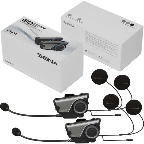 Sena 60S Motorrad-Headset Mesh 3.0 Dual-Core CPU Harman Kardon KI-Technologie IPX7