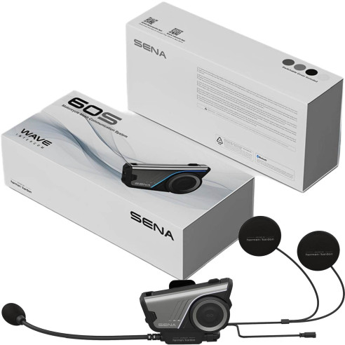 Sena 60S Motorrad-Headset Mesh 3.0 Dual-Core CPU Harman Kardon KI-Technologie IPX7