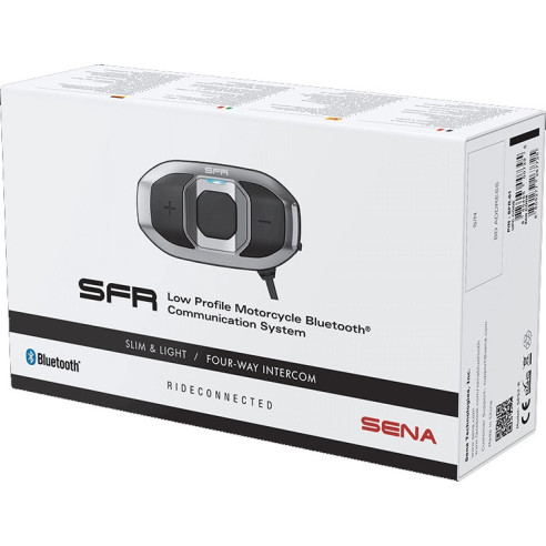 Sena Headset SFR Einzelset Bluetooth 5.1 Sharing Vier-Wege-Intercom 1,2 km