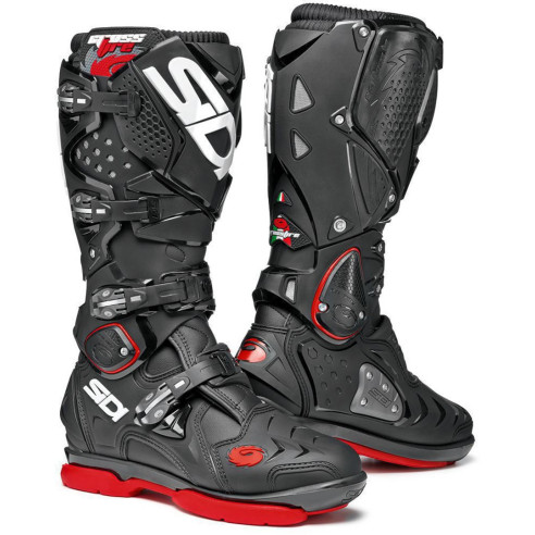 SIDI Motorradstiefel CROSSFIRE 2 SM mit Teflon-Mesh Futter und Dual-Flex System CE