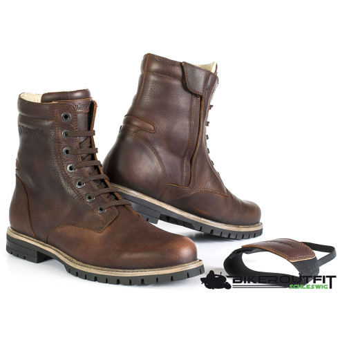 Stylmartin Motorradschuhe ACE Leder Stiefel gefüttert mit Protektoren