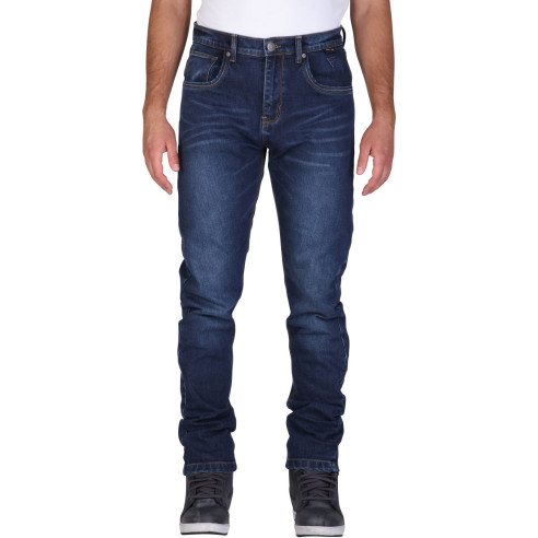 Modeka Motorradjeans SONIC MONO Mono-Layer Slim-Fit Hose CE A Aramid mit Knieprotektoren