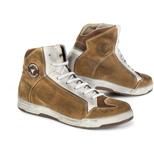 Stylmartin Motorradschuhe COLORADO Leder Sneaker wasserabweisend CE mit Protektoren