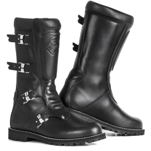 Stylmartin Motorradstiefel CONTINENTAL WP Leder wasserdicht mit Vibram-Sohle