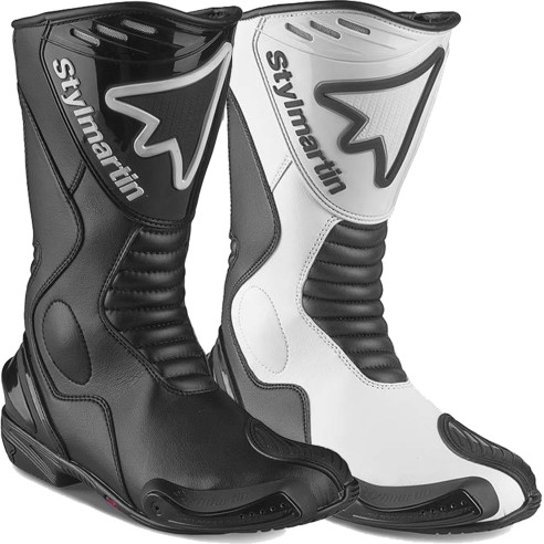 Stylmartin Motorradstiefel DIABLO atmungsaktiv CE Cross-Stiefel mit Knöchelprotektoren