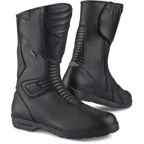 Stylmartin Motorradstiefel NAVIGATOR WP wasserdicht CE Leder mit Grip-Sohle