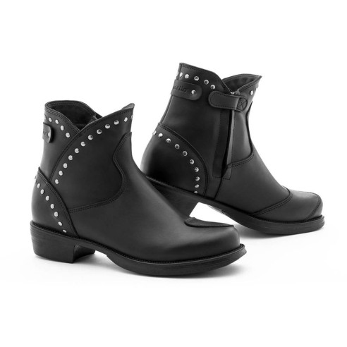 Stylmartin Motorradstiefel PEARL ROCK WP Damen Leder wasserdicht Nieten Knöchelprotektoren CE