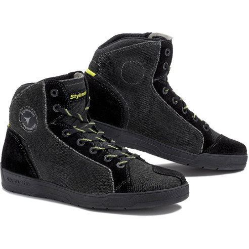 Stylmartin Motorradschuhe SHADOW Sneaker atmungsaktiv mit Air-Mesh-Futter und Knöchelschutz CE