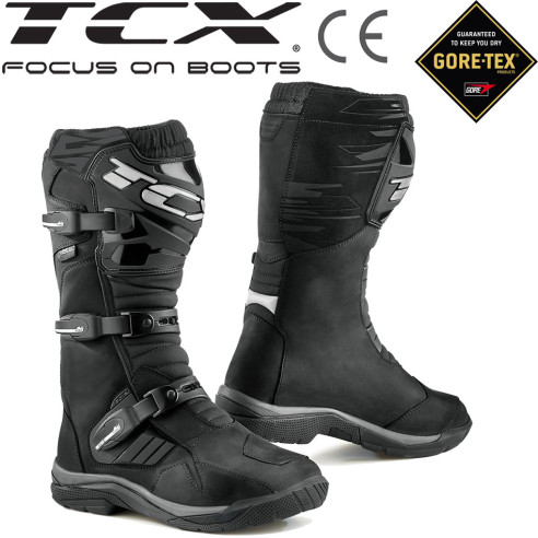 TCX Motorradstiefel BAJA GTX Gore-Tex wasserdicht Wildleder ergonomisch CE