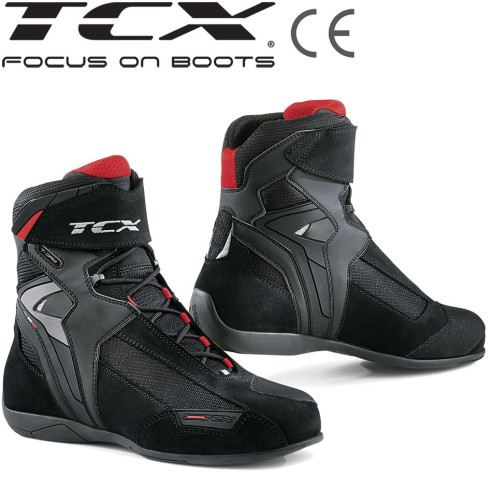 TCX Motorradschuhe VIBE WP wasserdicht CE mit OrthoLite Einlagen