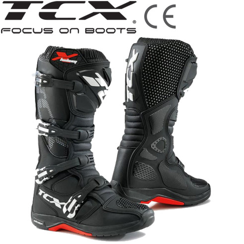 TCX Cross-Motorradstiefel X-HELIUM mit MICHELIN MX Hybrid Sohle und Mesh-Futter