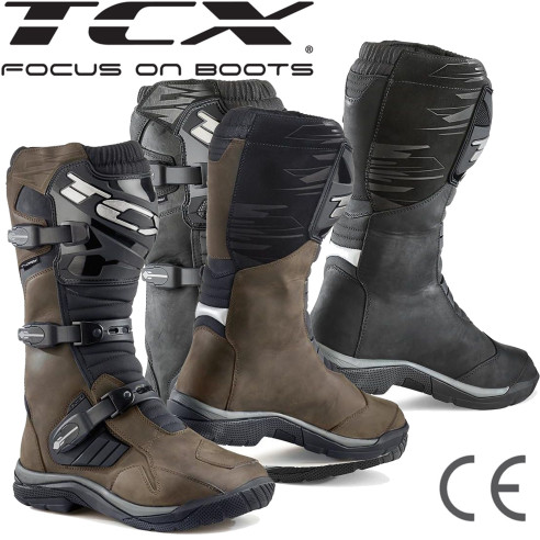 TCX Motorradstiefel BAJA WP wasserdicht mit Protektoren