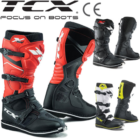 TCX Cross-Motorradstiefel X-BLAST mit Flex-Bereich Mesh-Futter und Goodyear Konstruktuions-Sohle