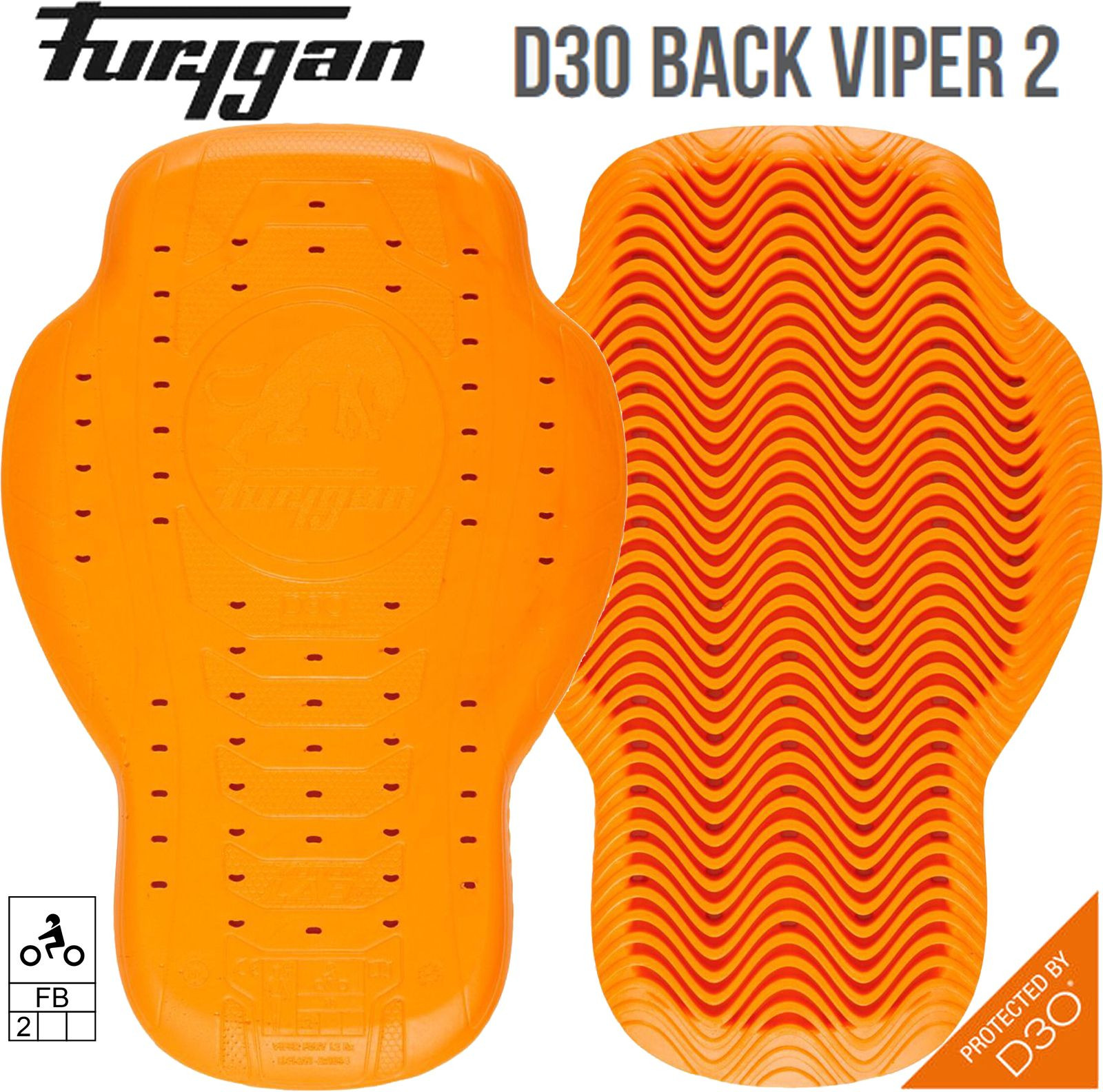 Furygan Rückenprotektor D3O BACK VIPER 2 | Bikeroutfit.de