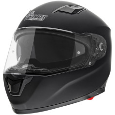Germot Integralhelm GM 330 mit Sonnenblende großem Sichtfeld und ECE 22.05