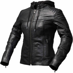 Modeka Edda Lady II Motorradjacke Damen CE Leder mit Kapuze