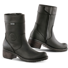 Falco Damen Motorradstiefel AYDA 2 Leder wasserdicht mit D3O Knöchelprotektoren und CE-Zertifizierung
