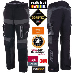 Rukka Gore-Tex Motorradhose OFFLANE mit Outlast Cordura Air-Cushion-System und D3O Protektoren