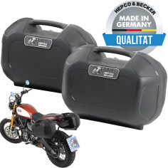 Hepco & Becker Seitenkoffer ORBIT SET 2x22 Liter für C-Bow Halter Motorrad Sidecase wasserdicht 2er-Set