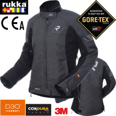 Rukka Gore-Tex Motorradjacke START-R LADY für Damen wasserdicht Cordura mit D3O Protektoren CE A