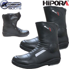 Kochmann Motorradstiefel ARENA wasserdicht Leder mit Hipora-Membrane Knöchelverstärkung und Reflektor