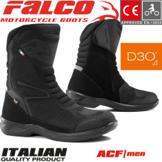 Falco Motorradstiefel ATLAS 2 AIR Leder perforiert CE mit guter Belüftung und D3O Protektoren