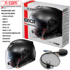 N-COM Headset B101 R für Nolan Helme N100-5 N90-3 N80-8 N70-2 mit Bluetooth 5