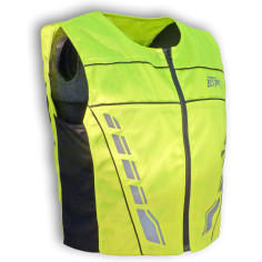 BTR Warnweste Sicherheitsweste Motorrad Motorradweste neongelb