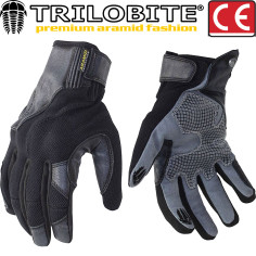 Trilobite Motorradhandschuhe COMFEE für Herren Leder Amara CE Stretch Touch