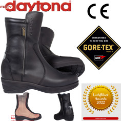 Daytona Gore-Tex Damen Motorradstiefel SL PILOT GTX Kurzschaft Stiefel wasserdicht mit Fersenreflektor