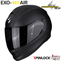 Scorpion Integralhelm EXO-491 mit Sonnenblende und ECE 22.06