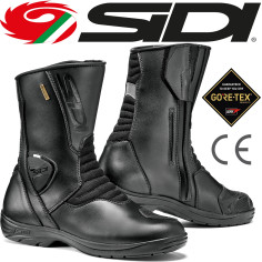 SIDI Motorradstiefel GAVIA GORE Tex wasserdicht Tourenstiefel mit Klett- und Reißverschluss CE