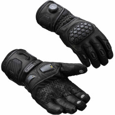 Knox Zero MK4 Motorradhandschuhe CE Leder wasserabweisend BOA-Fit Verschluss