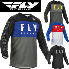 Fly Racing Motorrad-Jersey F-16 mit Stretch-Kragen