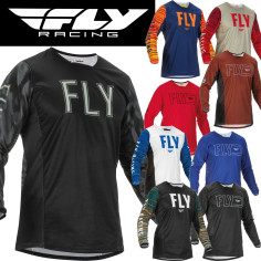 Fly Racing Motorrad-Jersey KINETIC leicht und komfortabel