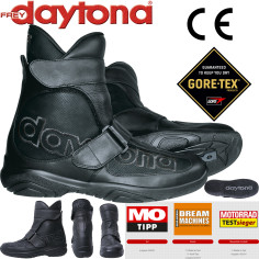 Daytona Gore-Tex Motorradstiefel JOURNEY GTX Leder mit optimaler Wärmeableitung und perfektem Klimakomfort