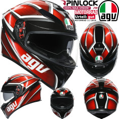 AGV Integralhelm K5 S Modell 2020 Carbon-Fiberglas mit Sonnenblende und MaxVision Pinlock