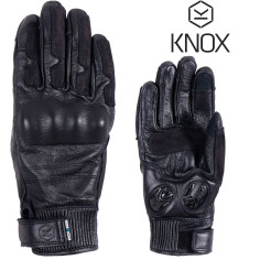 Knox Damen-Motorradhandschuhe HADLEIGH MK2 Leder wasserdicht mit Protektoren