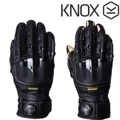 Knox Motorradhandschuhe HANDROID POD MK IV High-Performance CE BOA-Fit Leder Sport kurze Stulpe