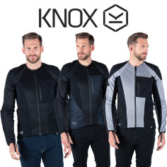 Knox Protektorenshirt URBANE PRO MK2 für Herren CE mit Micro-Lock Protektoren