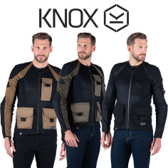 Knox Protektorenshirt URBANE PRO MK2 UTILITY für Herren mit 5 Taschen und Micro-Lock Vollprotektoren