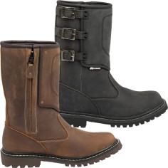 Kochmann Motorradstiefel NEVADA klassische Boots Leder 26cm hoch wasserdicht mit Reißverschluss