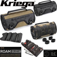 Kriega Werkzeugrolle ROAM TOOL ROLL Roland Sands Design ohne Inhalt Cordura 4 Liter