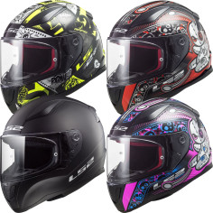 LS2 Kinder-Integralhelm FF353J RAPID MINI mit verstärktem Kinnriemen