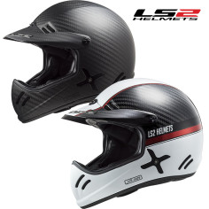 LS2 Carbon Crosshelm MX471 XTRA Limited Edition inklusive zwei Helmschirmen